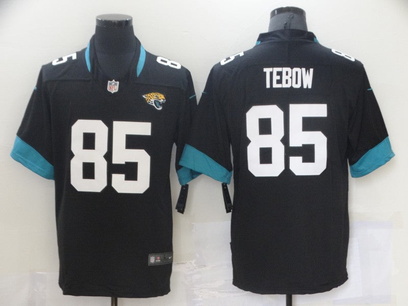 Men’s Jacksonville Jaguars #85 Tim Tebow Nike Black Vapor Untouchable Jersey