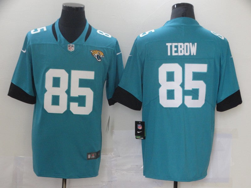 Men’s Jacksonville Jaguars #85 Tim Tebow Nike Teal Alternate Vapor Jersey