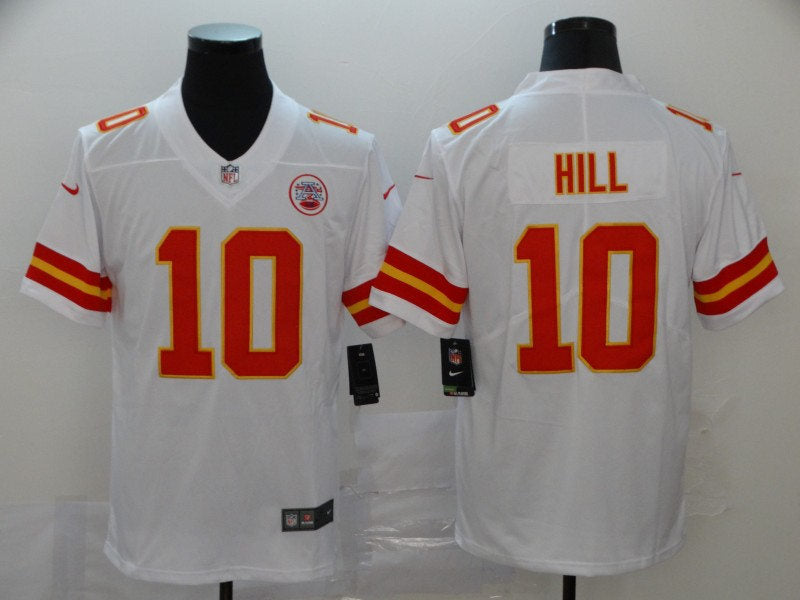 Men’s Kansas City Chiefs #10 Tyreek Hill Nike White Game Football Jersey