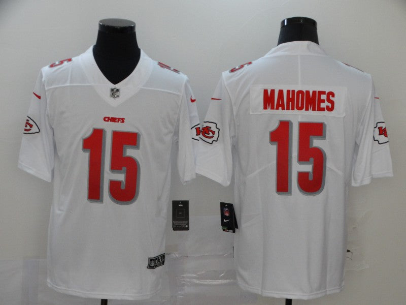 Men’s Kansas City Chiefs #15 Patrick Mahomes White Jersey