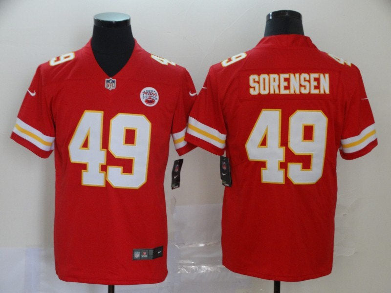 Men’s Kansas City Chiefs #49 Daniel Sorensen Nike Red Game Player Football Jersey