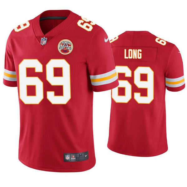 Men’s Kansas City Chiefs #69 Kyle Long Nike Red Vapor Untouchable Limited Jersey