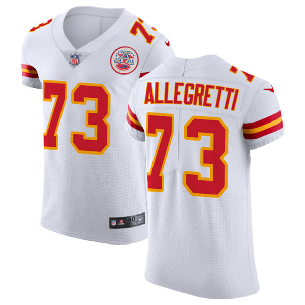 Men’s Kansas City Chiefs #73 Nick Allegretti Nike White Vapor Untouchable Limited Jersey