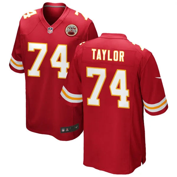 Men’s Kansas City Chiefs #74 Jawaan Taylor Nike Red Vapor F.U.S.E. Limited Jersey