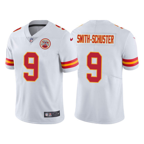 Men’s Kansas City Chiefs #9 JuJu Smith-Schuster Nike White Vapor Untouchable Limited Jersey