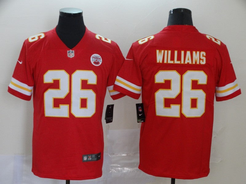 Men’s Kansas City Chiefs Damian Williams #26 Red Jersey