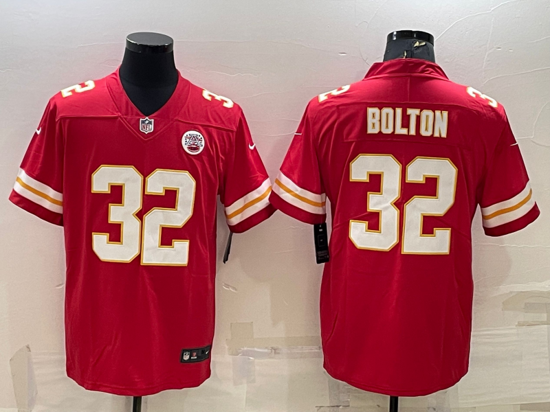 Men’s Kansas City Chiefs Nick Bolton #32 Red Jersey