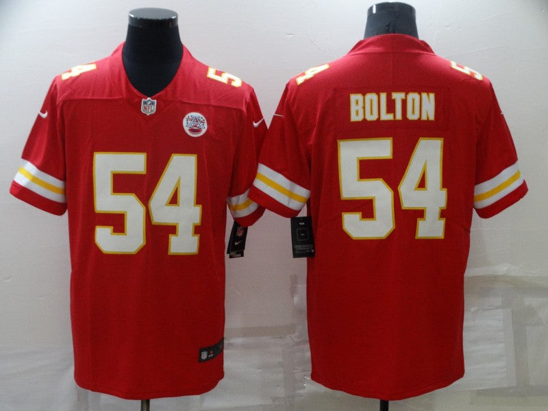 Men’s Kansas City Chiefs Nick Bolton #54 Red Jersey