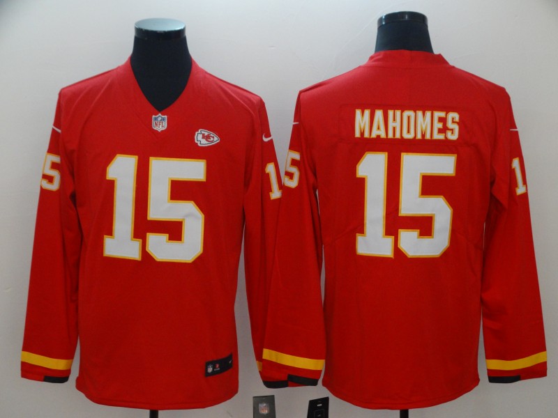 Men’s Kansas City Chiefs Patrick Mahomes Red Alternate Jersey