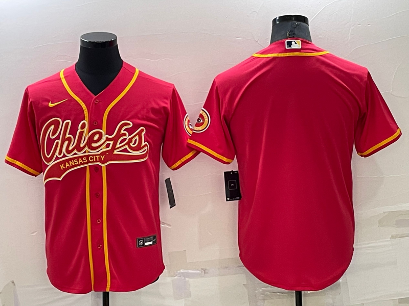 Men’s Kansas City Chiefs Red Blank Jersey