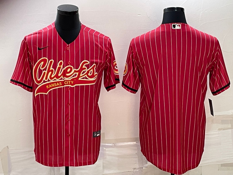 Men’s Kansas City Chiefs Red Blank Jersey