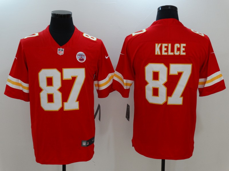 Men’s Kansas City Chiefs Travis Kelce Red Jersey