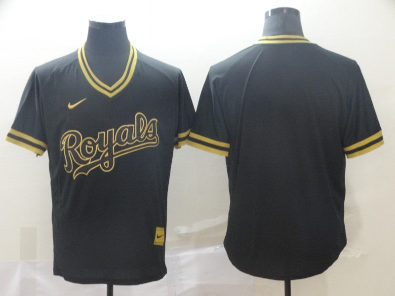 Men’s Kansas City Royals Black Alternate Blank Jersey