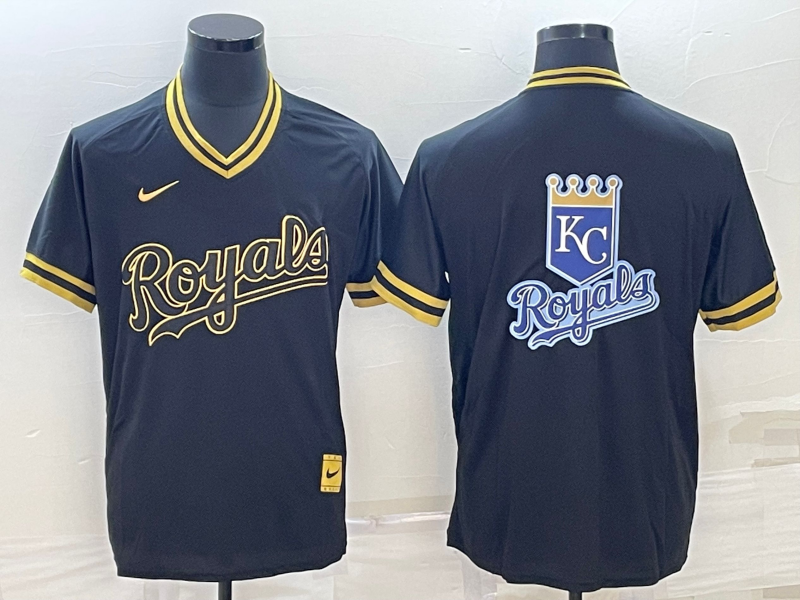 Men's Kansas City Royals Black Jersey