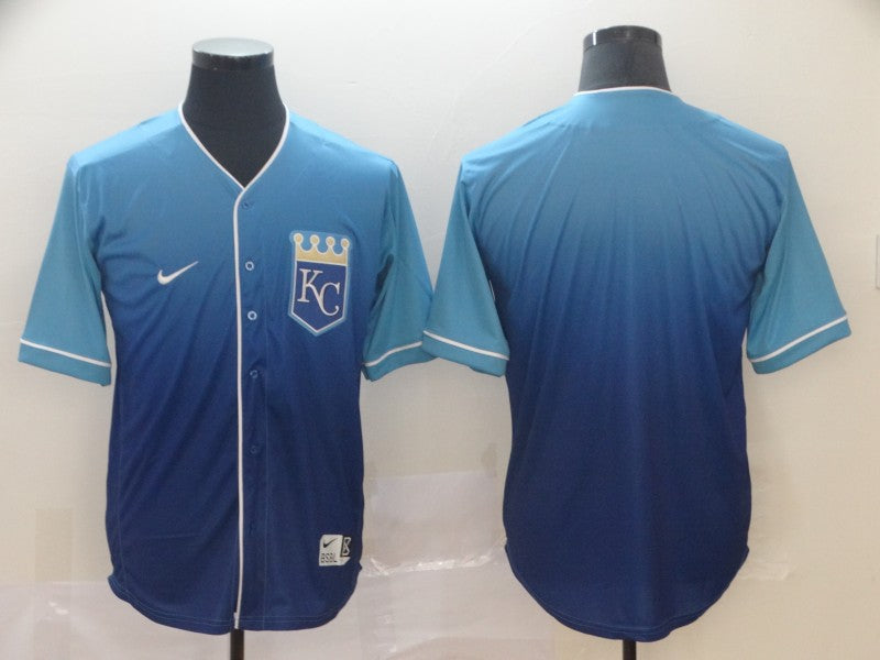 Men’s Kansas City Royals Blue Alternate Blank Jersey