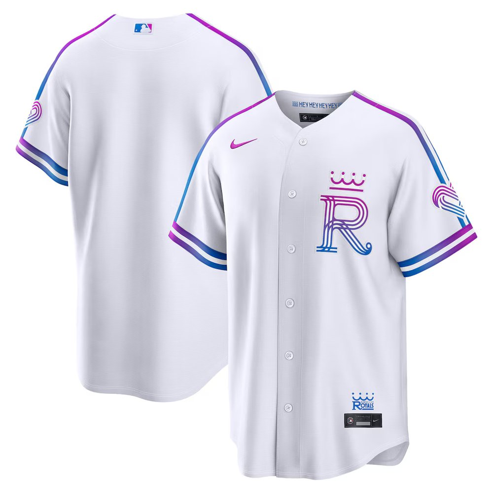 Men’s Kansas City Royals Nike White 2026 City Connect Stadium Jersey