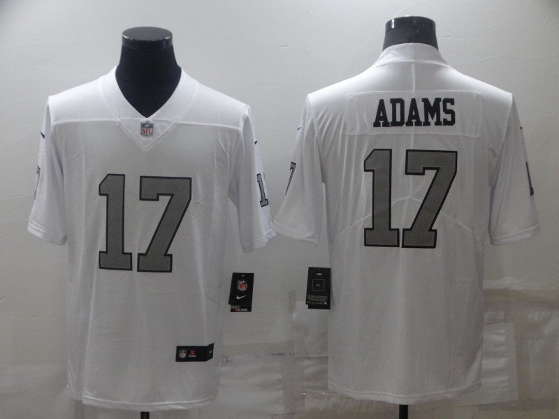 Men’s Las Vegas Raiders #17 Davante Adams White Jersey Stitched American Football Jerseys
