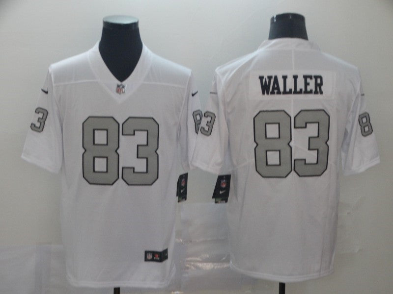 Men’s Las Vegas Raiders #83 Darren Waller Nike White Color Rush Legend Player Jersey