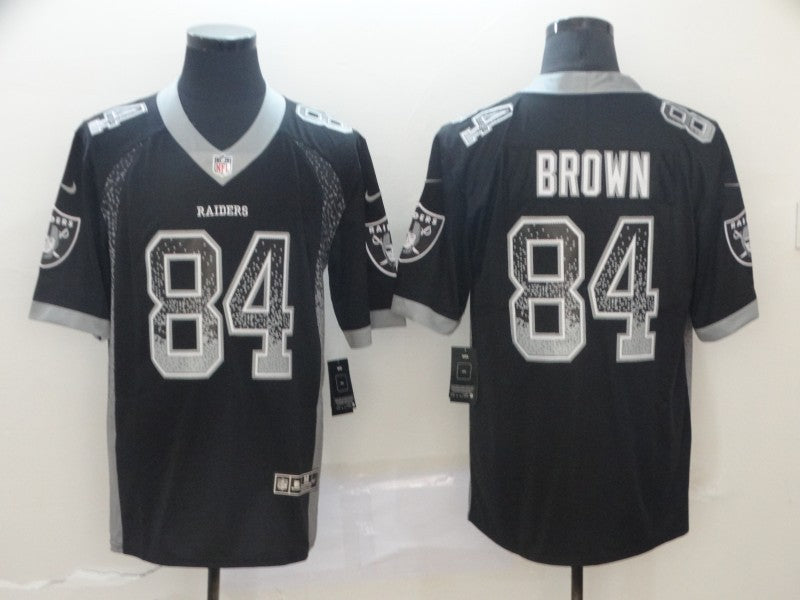 Men’s Las Vegas Raiders #84 Antonio Brown Black Jersey