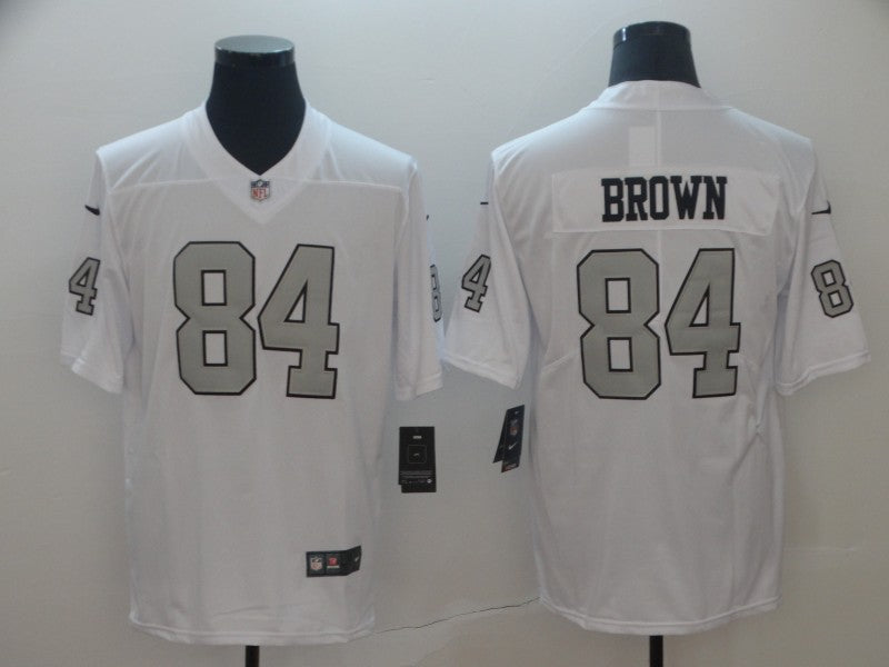 Men’s Las Vegas Raiders Antonio Brown #84 White Jersey