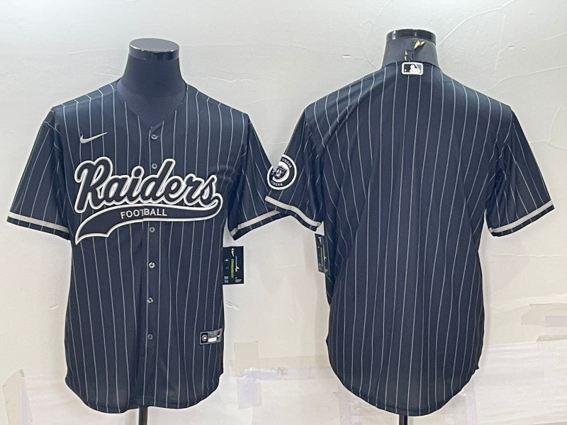 Men’s Las Vegas Raiders Black Blank Jersey