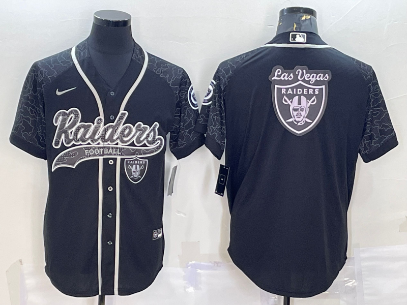 Men’s Las Vegas Raiders Black RFLCTV Limited Jersey