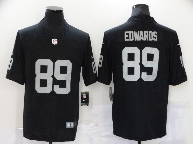 Men’s Las Vegas Raiders Bryan Edwards #89 Black Jersey