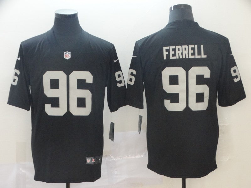 Men’s Las Vegas Raiders Clelin Ferrell #96 Black Jersey