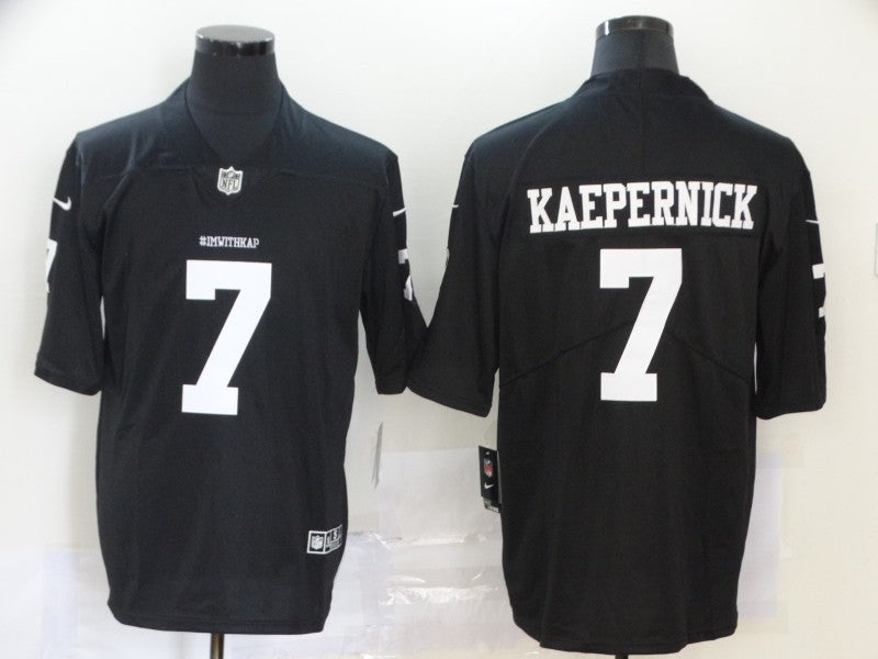 Men’s Las Vegas Raiders Colin Kaepernick #7 Black Jersey