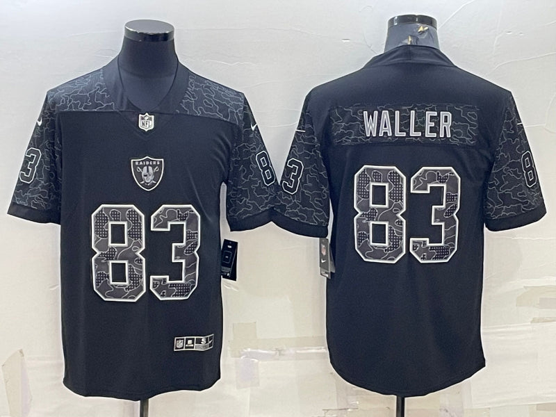 Men’s Las Vegas Raiders Darren Waller #83 Black RFLCTV Limited Jersey