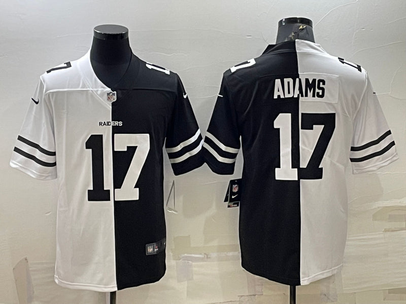 Men’s Las Vegas Raiders Davante Adams #17 Black/White Jersey