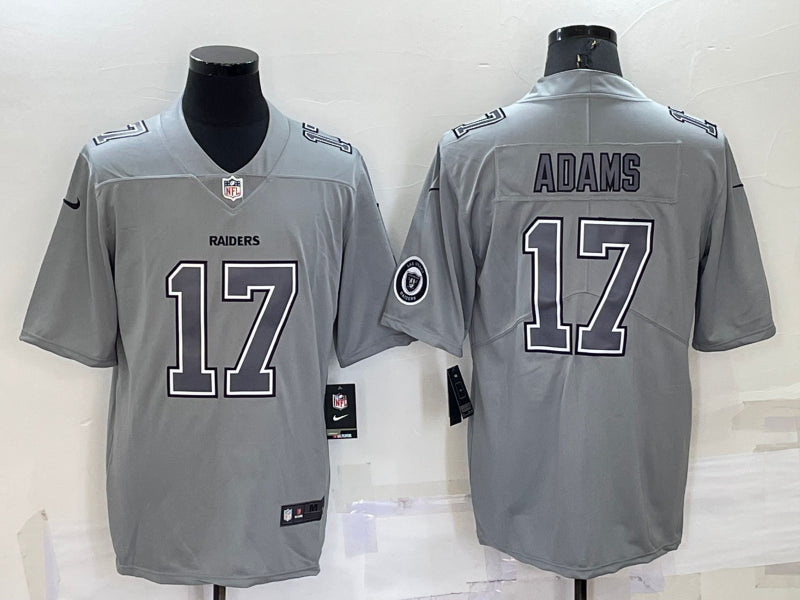 Men’s Las Vegas Raiders Davante Adams #17 Gray Atmosphere Jersey