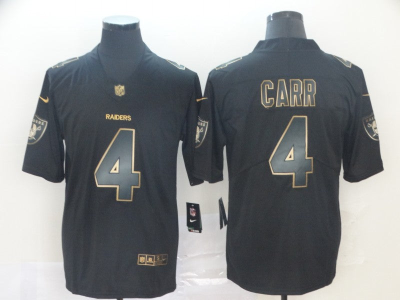 Men’s Las Vegas Raiders Derek Carr #4 Black Jersey