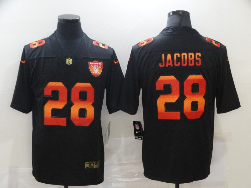 Men’s Las Vegas Raiders Josh Jacobs Black Team Jersey
