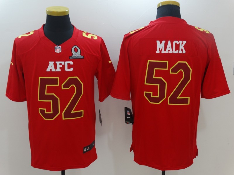 Men’s Las Vegas Raiders Khalil Mack #52 Red Jersey