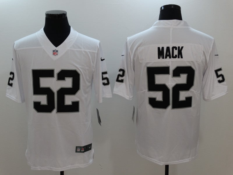 Men’s Las Vegas Raiders Khalil Mack #52 White Jersey