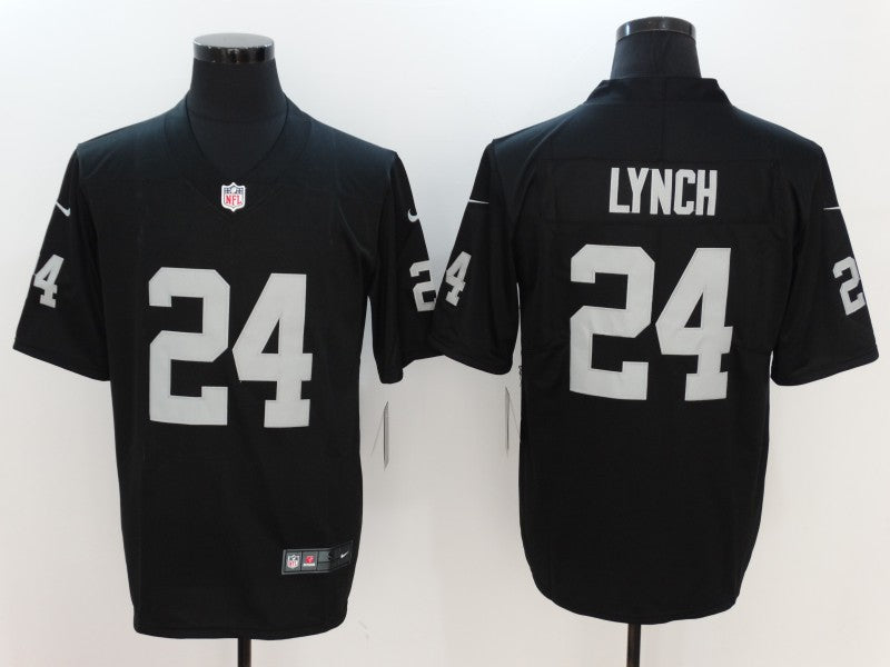 Men’s Las Vegas Raiders Marshawn Lynch #24 Black Jersey