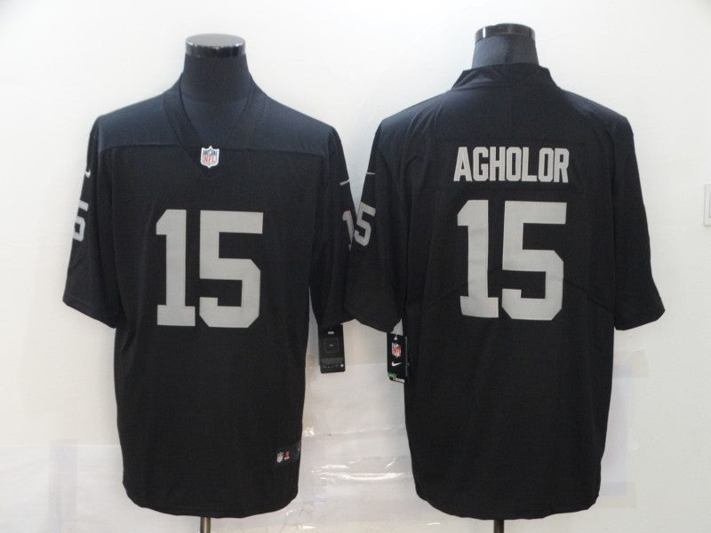 Men’s Las Vegas Raiders Nelson Agholor #15 Black Jersey