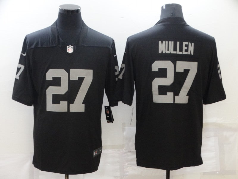 Men’s Las Vegas Raiders Trayvon Mullen #27 Black Jersey