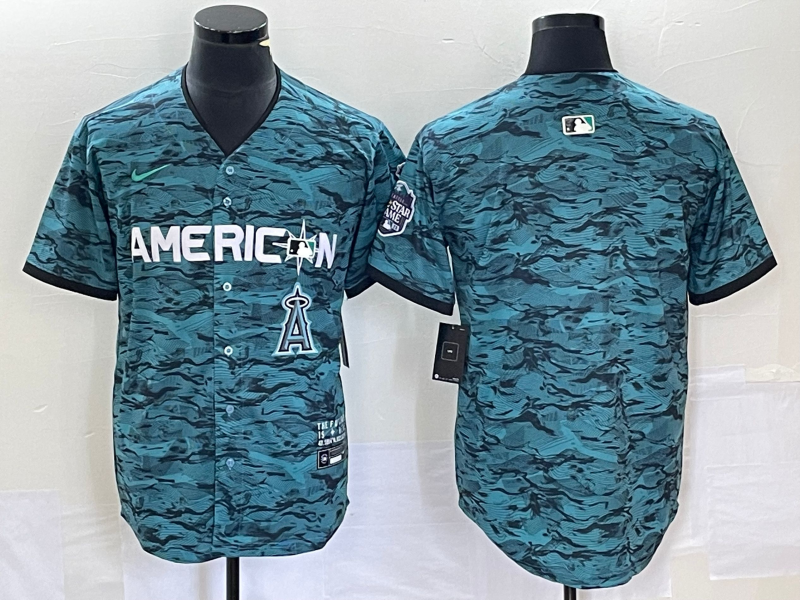 Men’s Los Angeles Angels American League Teal 2023 MLB All-Star Limited Blank Jersey
