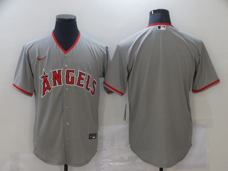 Men’s Los Angeles Angels Gray Alternate Team Blank Jersey