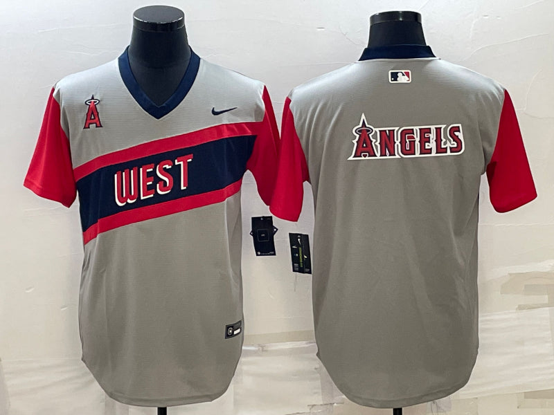 Men’s Los Angeles Angels Gray Baseball Jersey