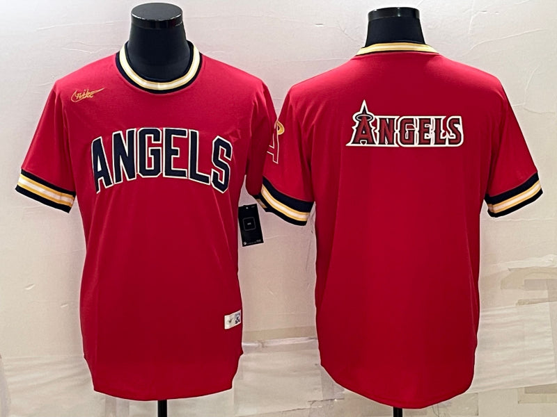 Men’s Los Angeles Angels Red Alternate Name Jersey