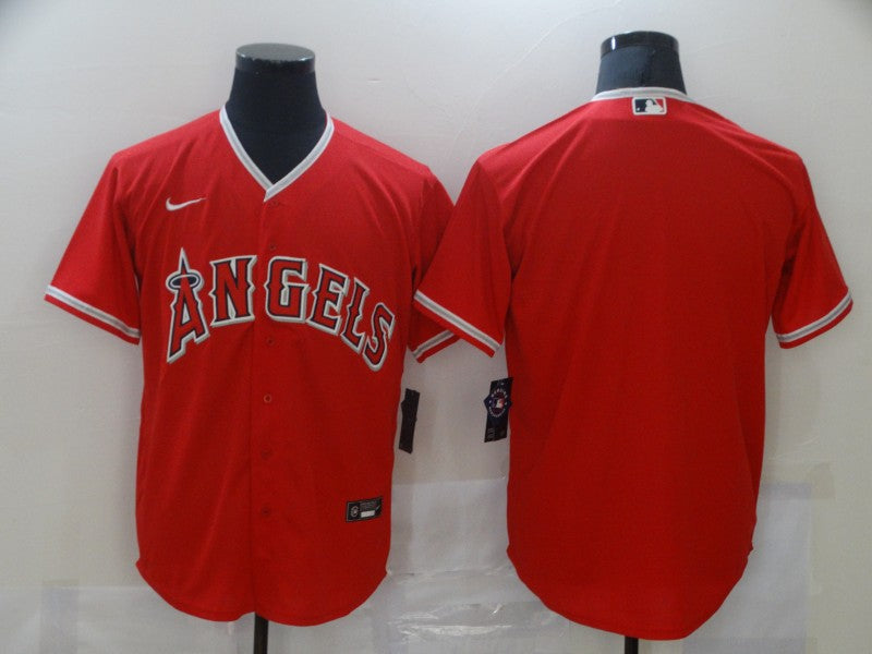 Men’s Los Angeles Angels Red Alternate Team Blank Jersey