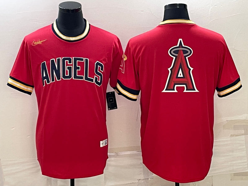 Men’s Los Angeles Angels Red Authentic Jersey