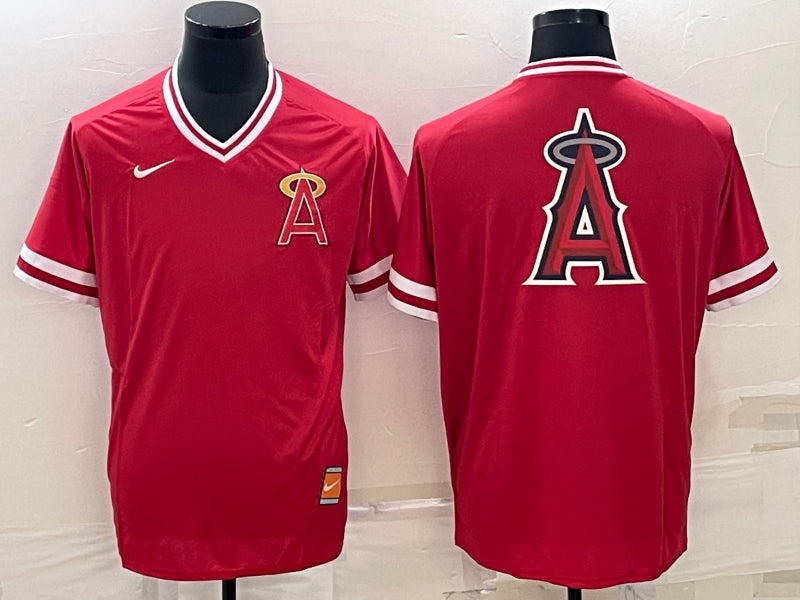 Men’s Los Angeles Angels Red Authentic Team Jersey