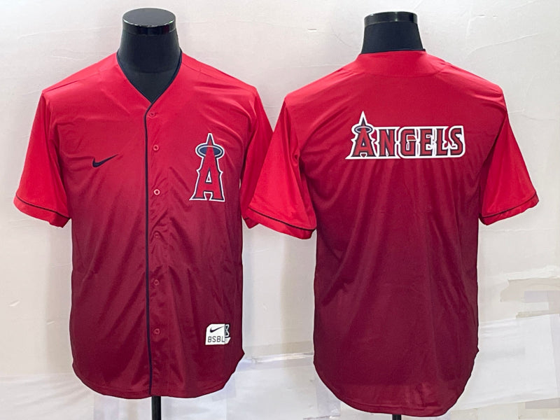 Men’s Los Angeles Angels Red Baseball Jersey