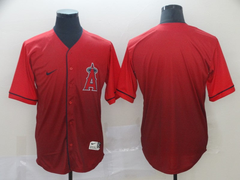 Men’s Los Angeles Angels Red Blank Jersey