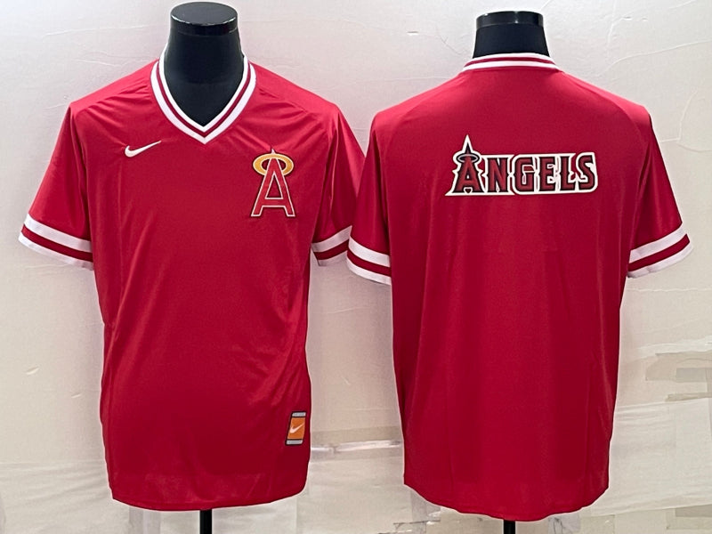 Men’s Los Angeles Angels Red Blank Jersey