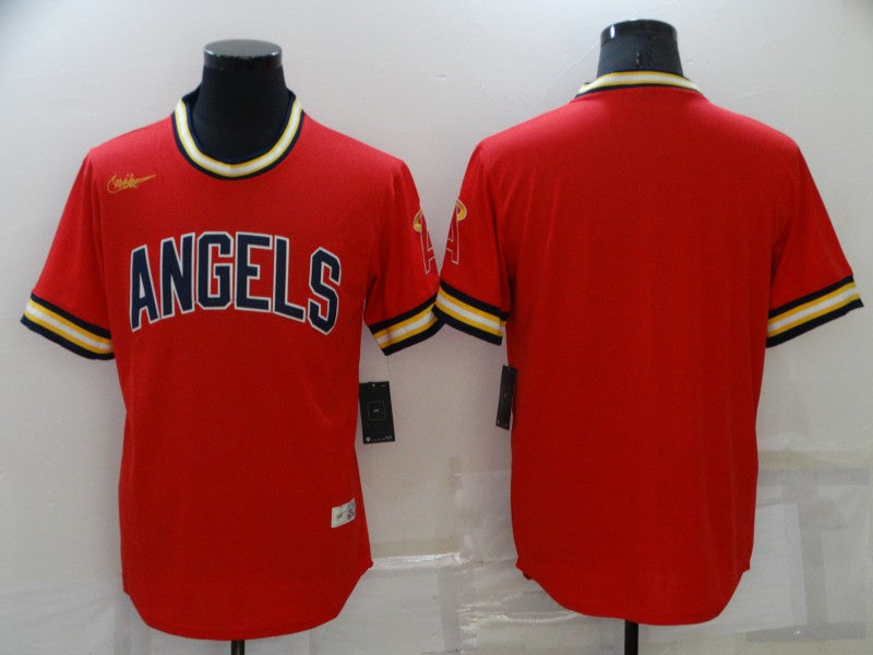 Men’s Los Angeles Angels Red Team Blank Jersey